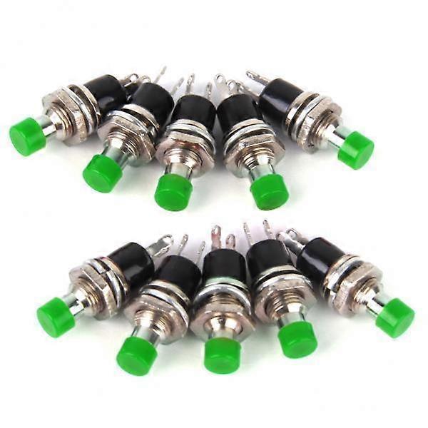 8-9pcs 10 pieces Mini Momentary Push Button Switch for Model Railway