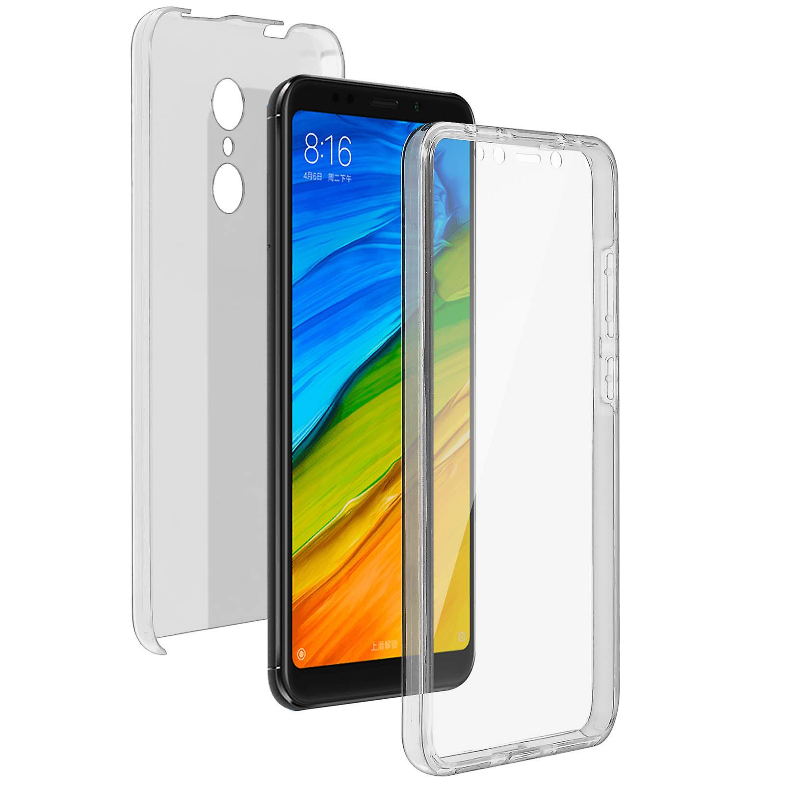Cover Integrale Fronte + Retro Trasparente Xiaomi Redmi 5