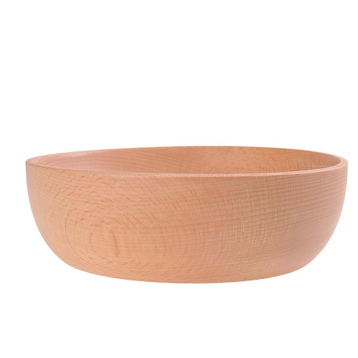 Flat Bottom Wooden Bowls, Japanese Style for Enjoying Snacks and Meals
