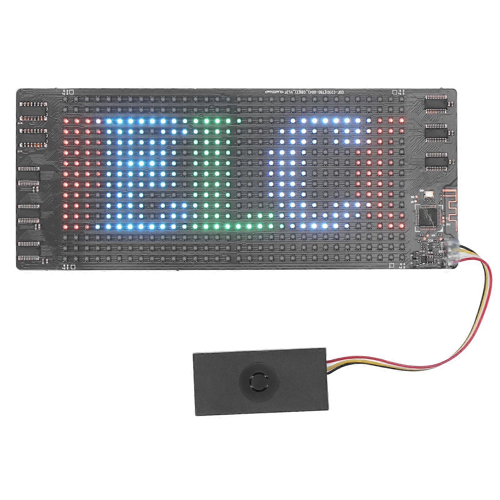 Hochwertige M1632 Vollfarbe Soft Screen LED gebogener Bildschirm Farbe Bluetooth