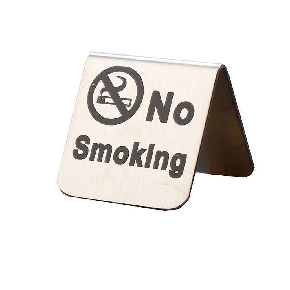 Durable Triangle Sign for No Smoking, Visible and Practical for Any Setting