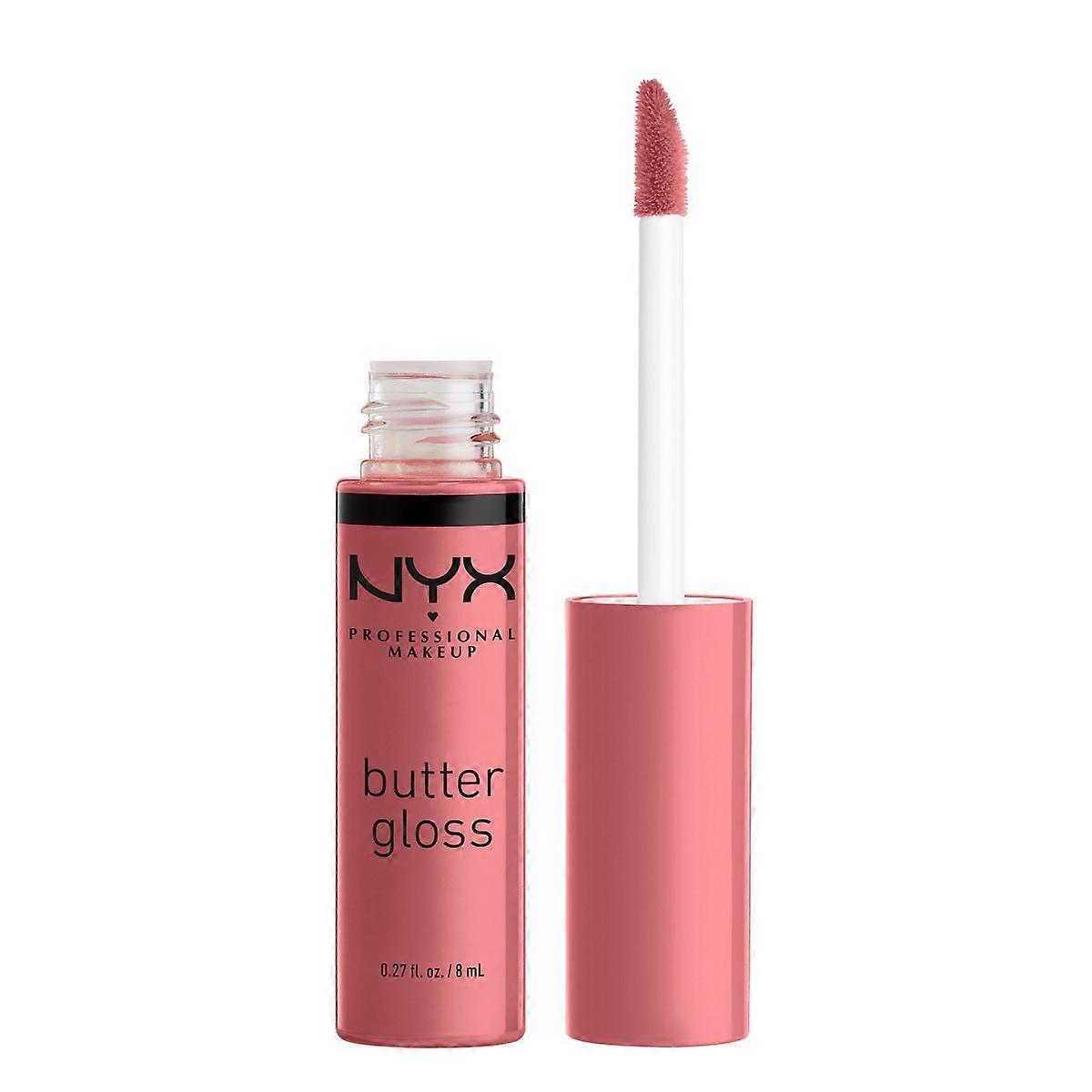 Nyx Professional Makeup Butter Lip Gloss, 07 Tiramisu - 0.27 Fl Oz