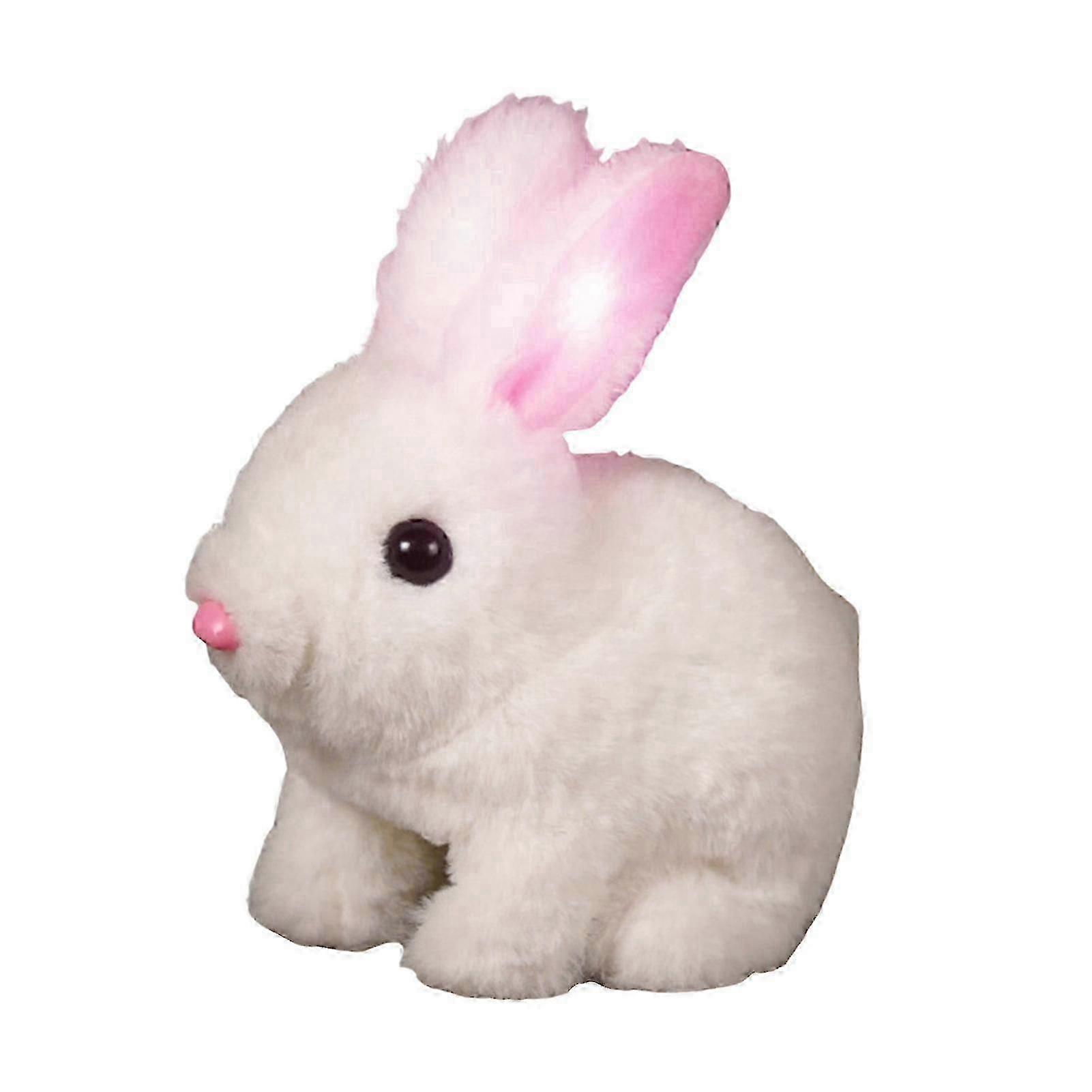 Bunby Realistic Talking Walking Bunny Toy, Easter Interactive Plush Robot