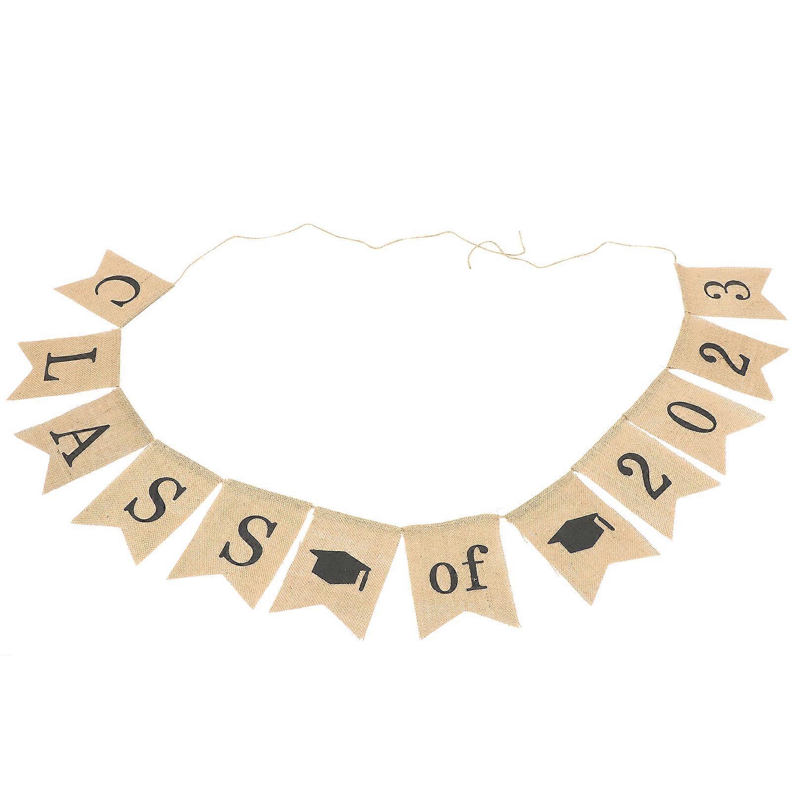 Festive Graduation Bunting, Versatile Banner for Party and Ceremony Use