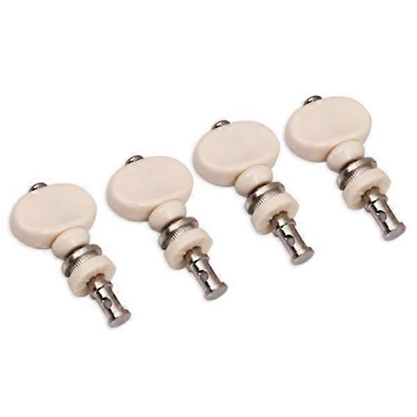 Tuning Pegs Gear Ukulele Tuners Accurate Tuning Musicians White 4Set
