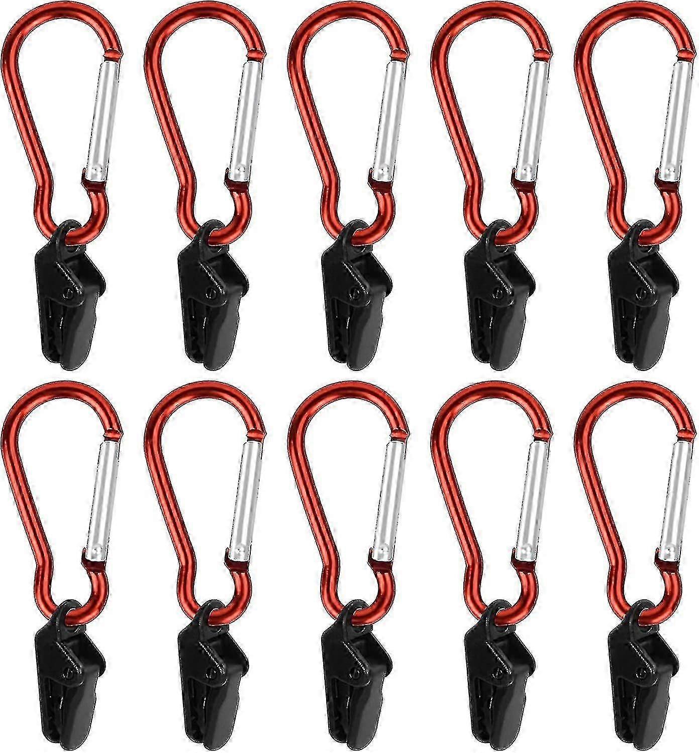 10 Sets Tarp Clip Awning Tent Clamp Heavy Duty Tent Clamp For Outdoor Activities Camping Awning