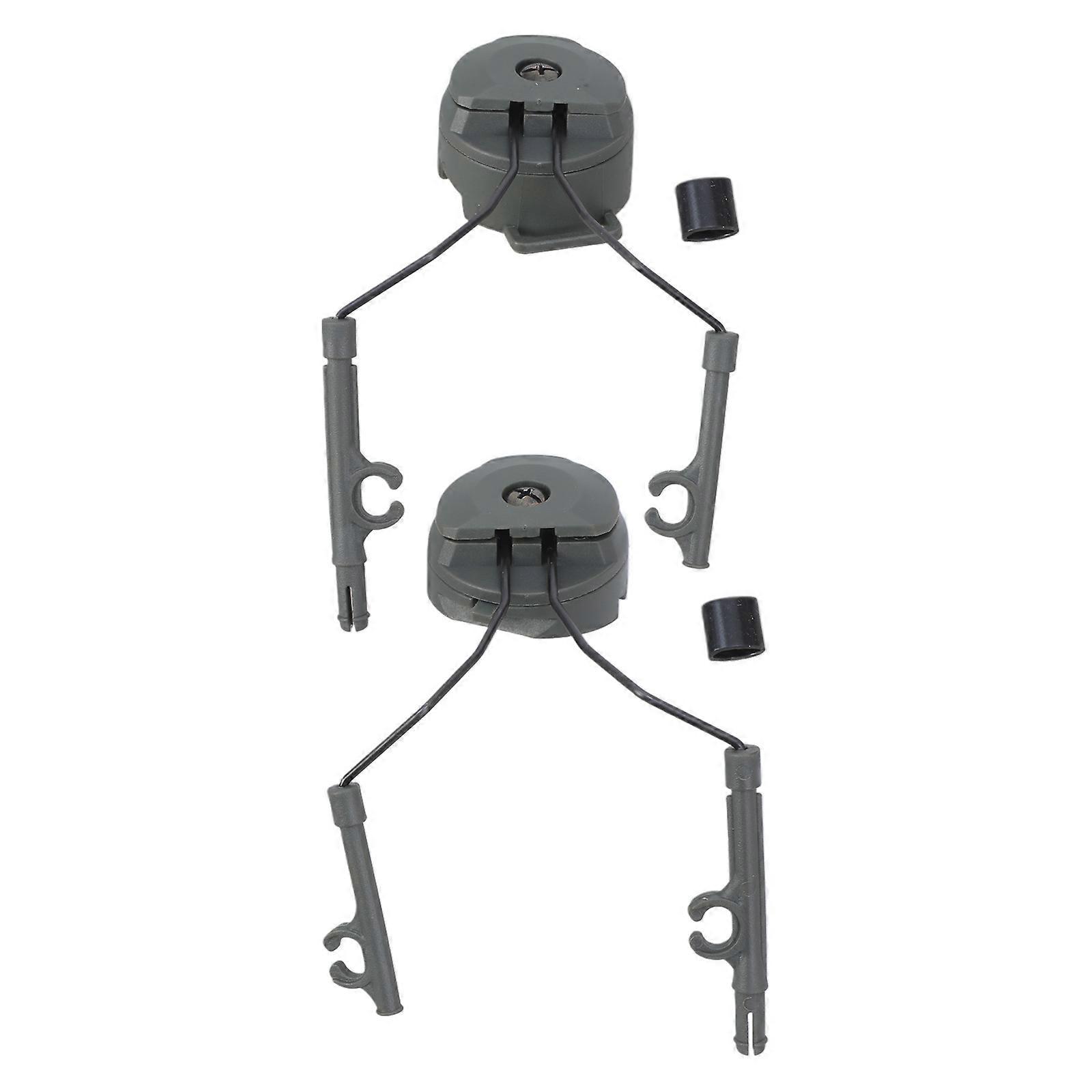 Tactically Headset Bracket Rotating Headset Earmuffs Side Suspension Support Rail Helmets Accessories Easy to Use  Green