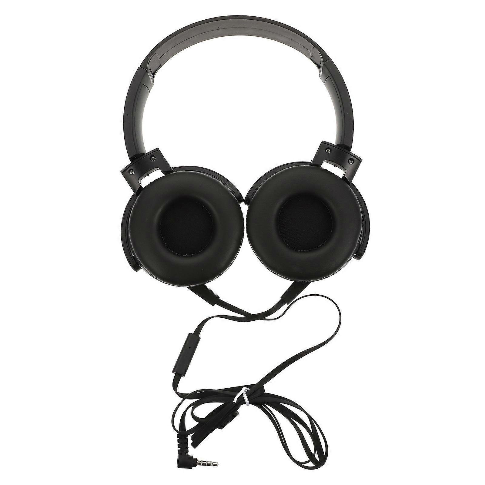 1pc Head Mounted Headset for Desktop Computer with Stereo Music Headphone