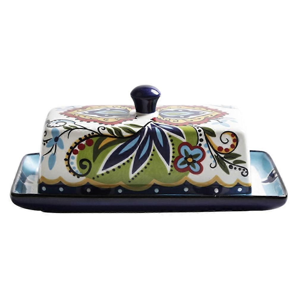 Ceramic Butter Serving Dish Multi Purpose Plate for Family Dinners Parties Gatherings Healthy Tasteless