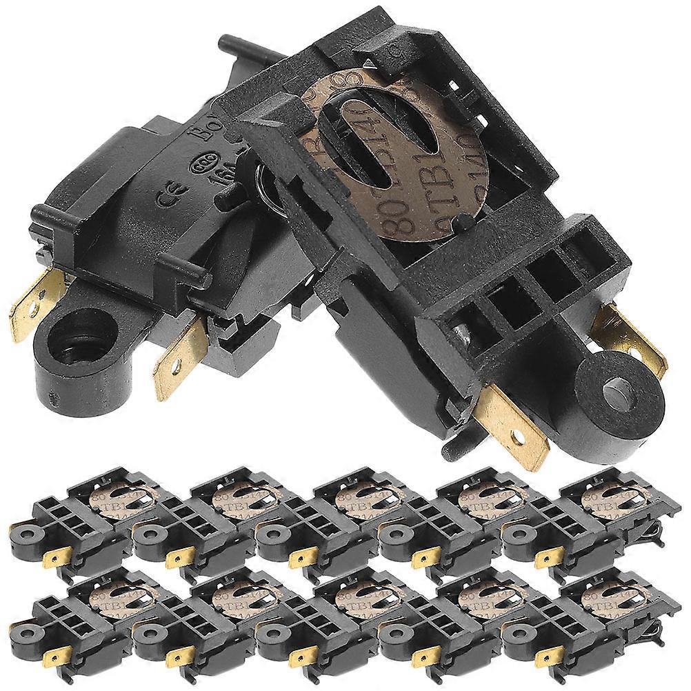 Temperature Controller Thermostat Switch For Kettle Commercial Kitchen Use 4.50X2.10X1.90CM Steam Cooking 20Pcs
