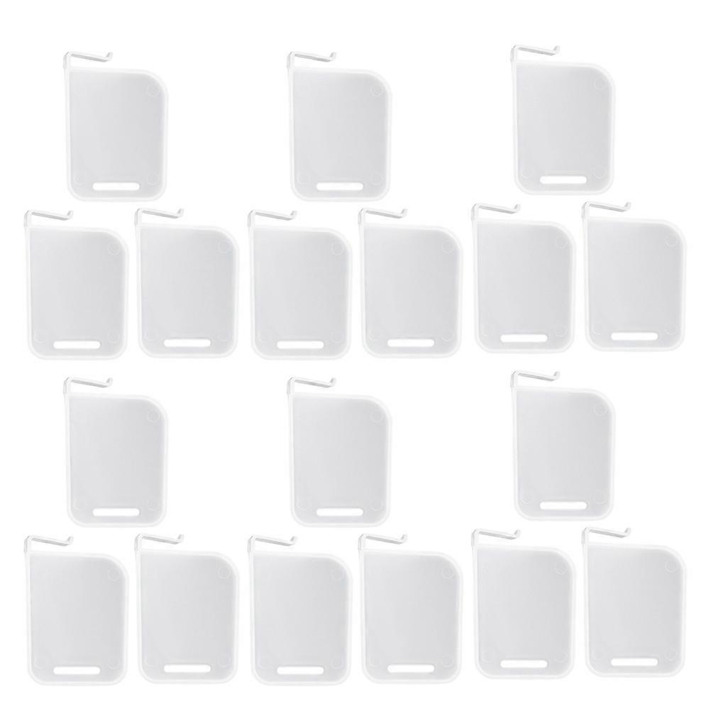 Refrigerator Side Partition Fridge Accessories PP Material Kitchen Storage 6.50X5.00X2.30Cm 100Pcs