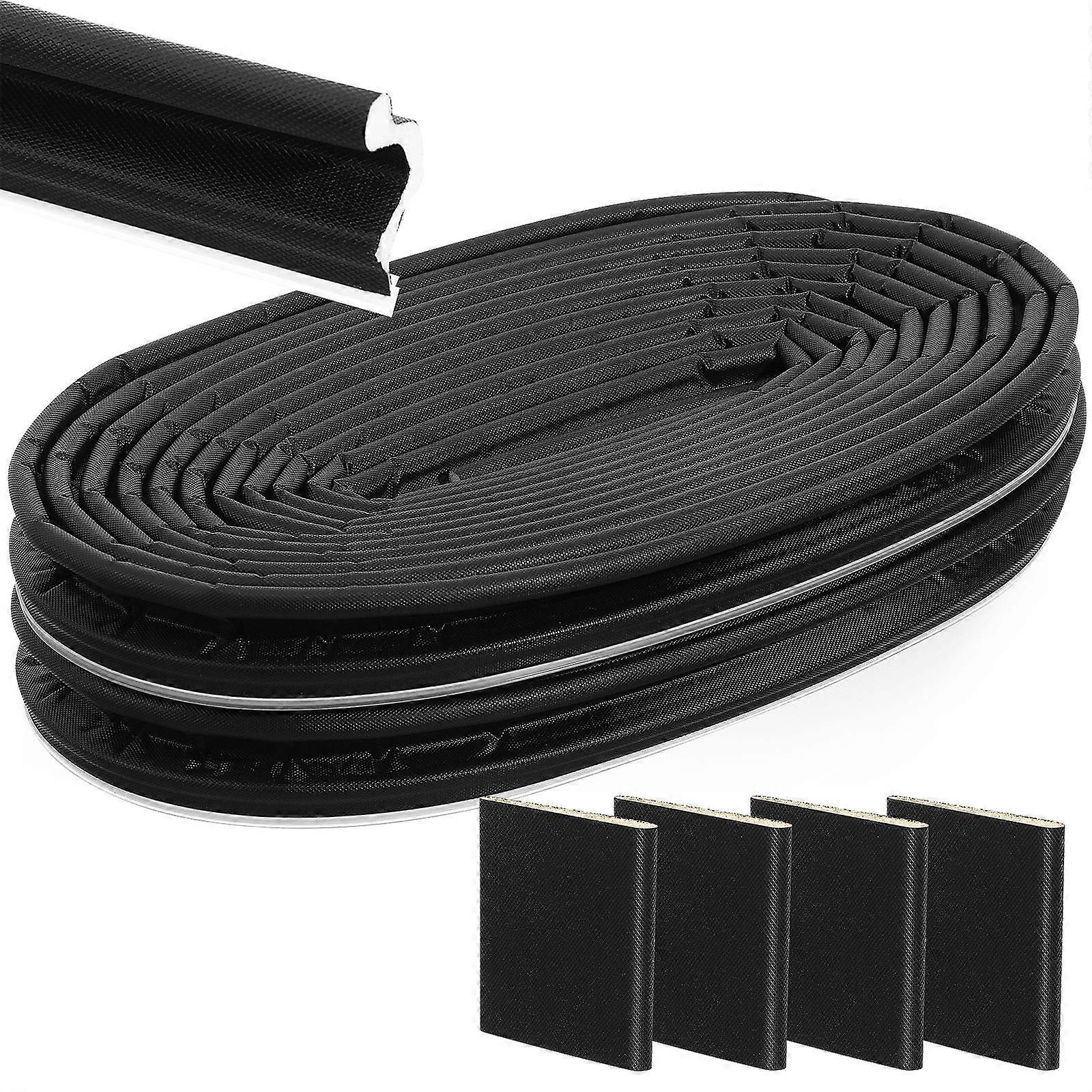 Door Sealers For Door Frame Bottom Seal Strip Front Doors Moisture Blocking VShaped 1.97X1.57X0.20in 1Set