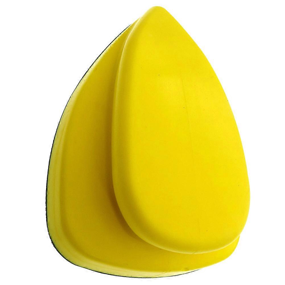 Buffing Pad Hand Sanding Block Polishing Grinding Disc Woodworking Tool 9.8x140x140mm