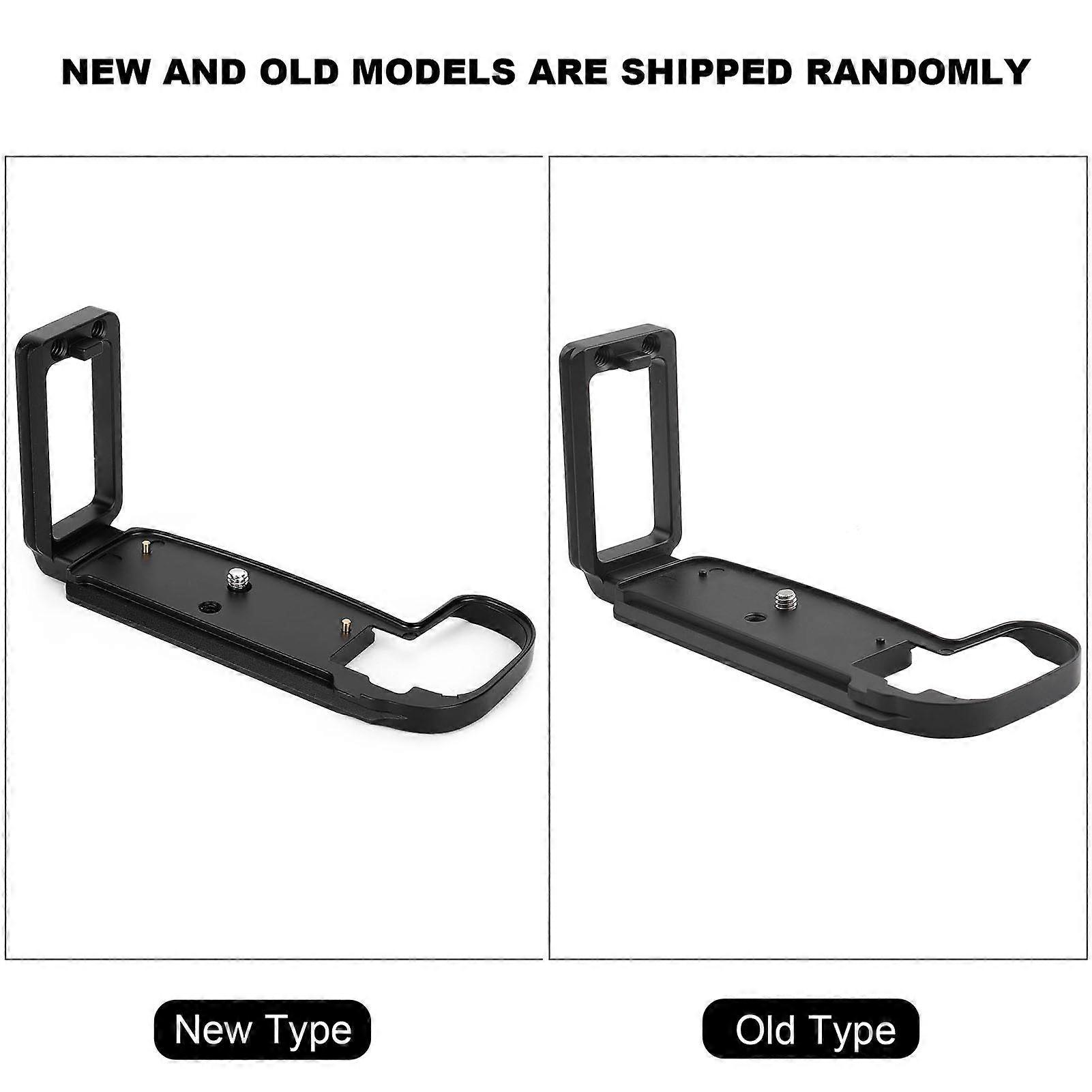 Metal L-Shaped Quick Release Plate Bracket for Canon EOSR Mirrorless Camera (Black)
