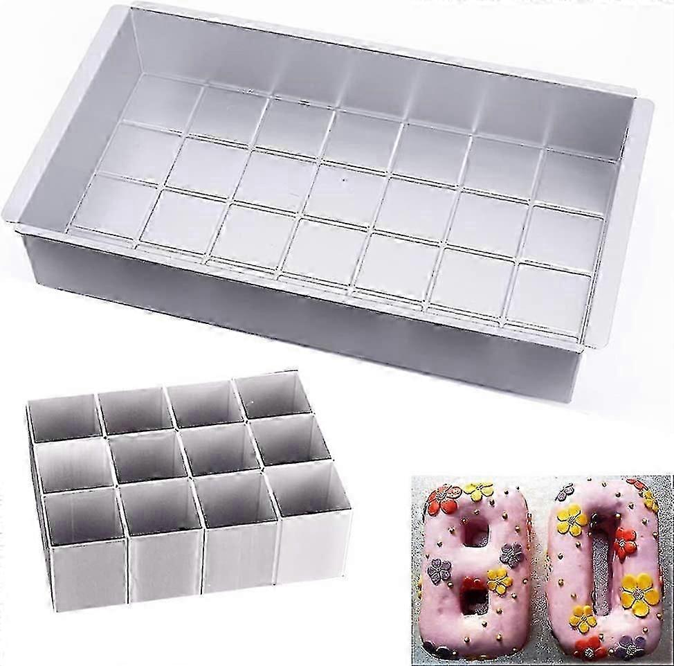 Aluminum Baking Mold / Cake Mold Rectangular Adjustable Non-stick Baking Mold Set