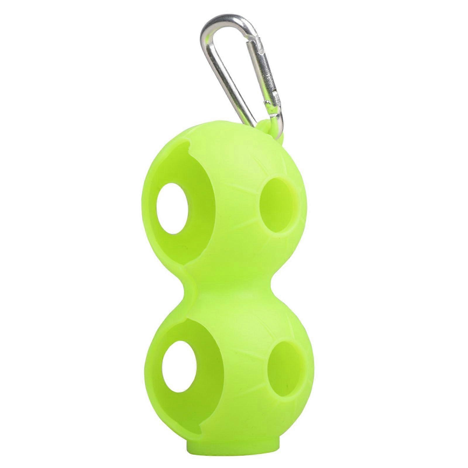 Golf Balls Organizer Silicone Golf Ball Protector Clip Holder Bag Storage for Standard Size Golf Balls
