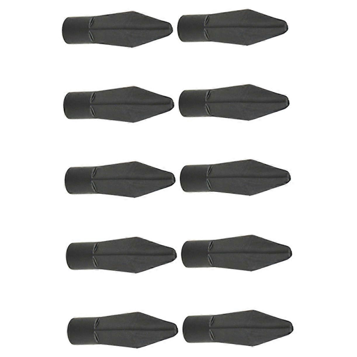 Arrows 10-Pack Soft Tip Training Arrows For Archery Practice Targets With Rubber Tips Black