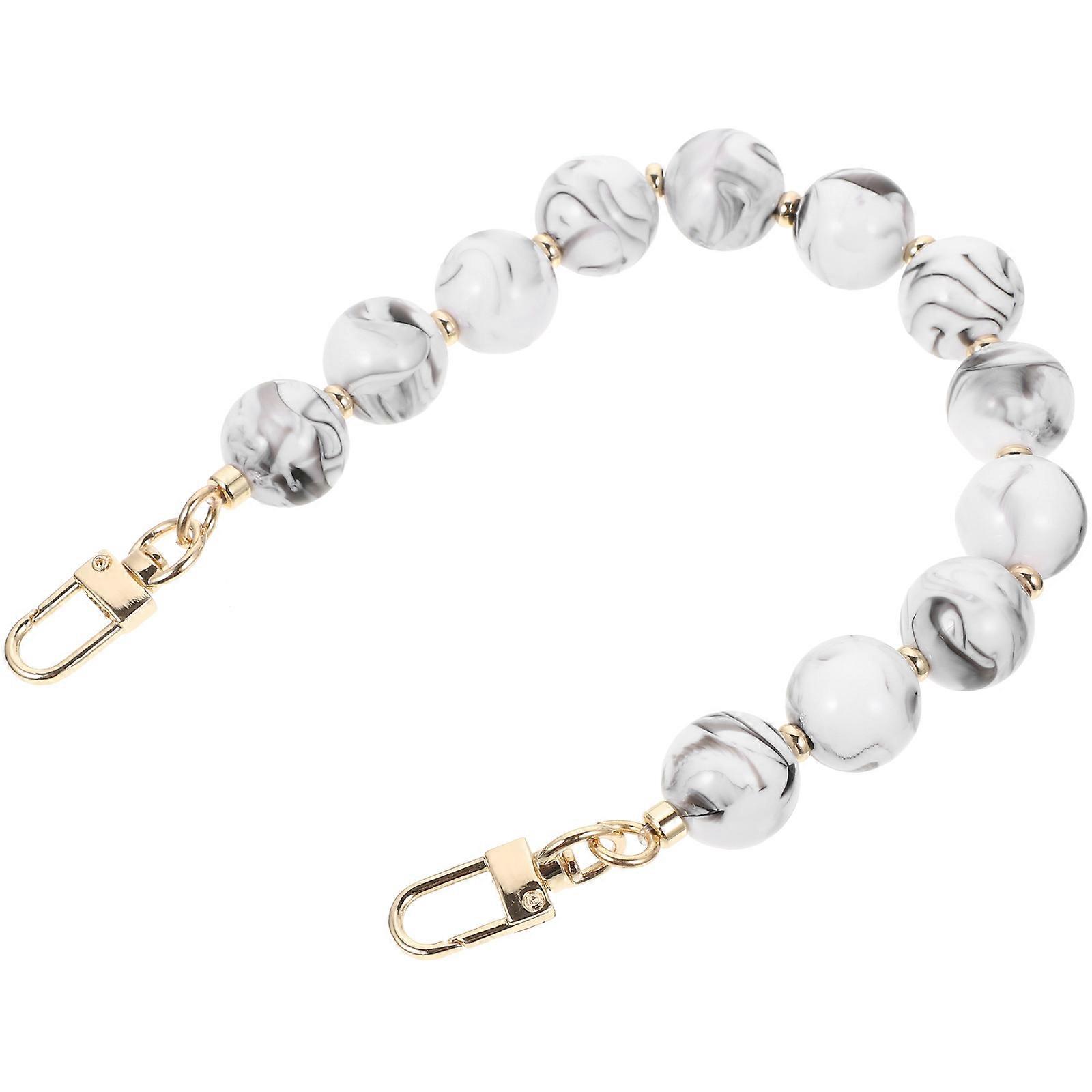 Decorative Purse Strap Alloy Acrylic Replacement Handle Everyday Use For Women 13.77x0.79x0.79in 1Pcs