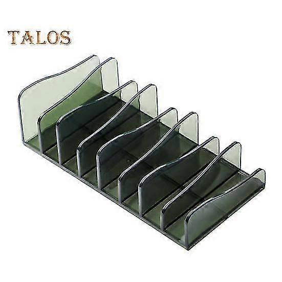 Eyeshadow Palette Storage Rack Transparent Multi Compartments Thick Large Capacity Non-slip Bathroom Dorm Desktop Cosmetic Organizer