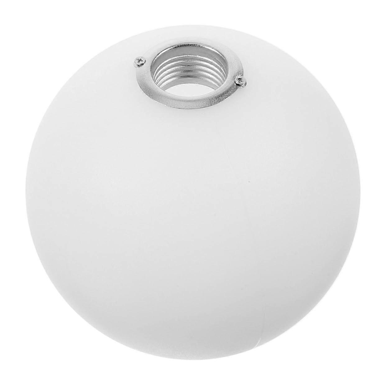 Lampshade Covers for Street Lights - White Acrylic Replacement Light Shades for Outdoor Lamp Balls, 6x6x6 CM