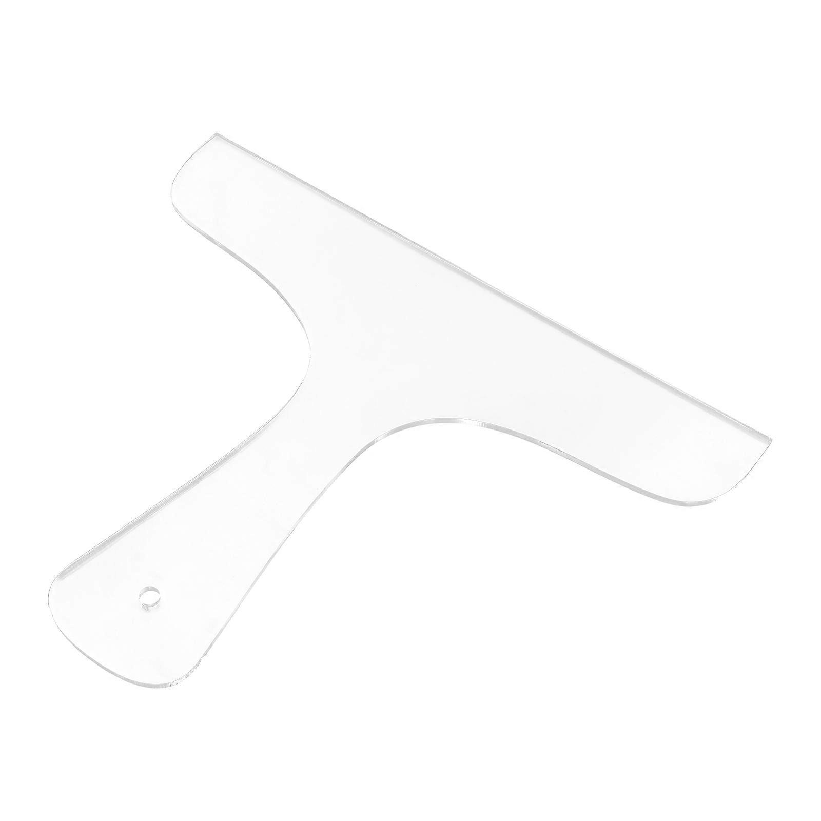 Acrylic Template Precise Cutting Guidance Transparent 25.00X20.00X0.40CM Reusable Kitchen Tool For Charcuterie Boards 1Pack