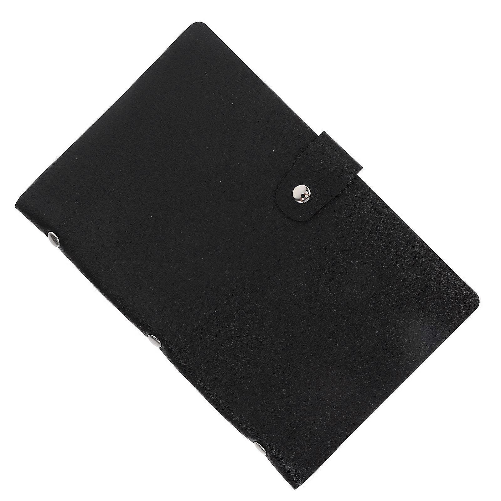 Portable Bill Album Invoice Storage Book Office Use Invoices PU 22.00X14.00X0.80CM Document Storage 1Set