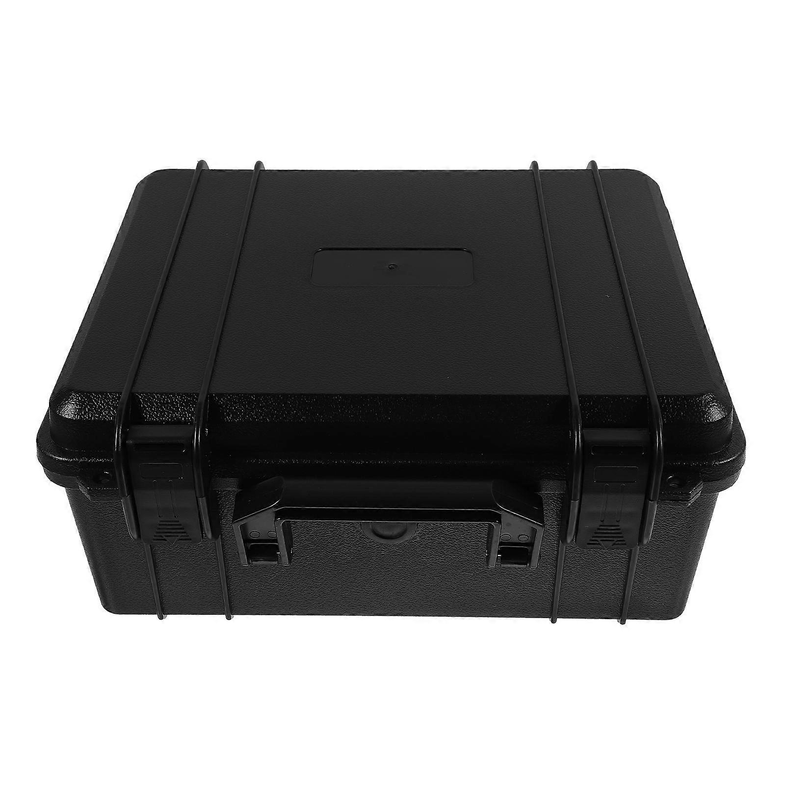 Tool Storage Case Lockable Portable Protection Multi-Functional 27.50X24.00X13.00CM Black 1Pack