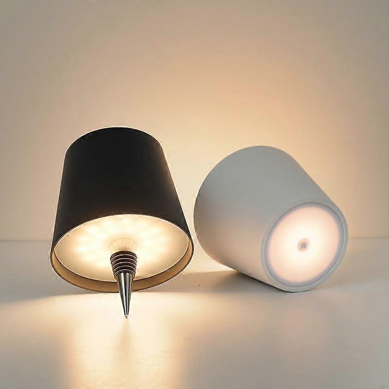 Wireless Touch Control Bottle Table Lamp with 3 Colors & Stepless Dimming, Ideal for Bar, Wine Bottle Decoration & Desk Lighting