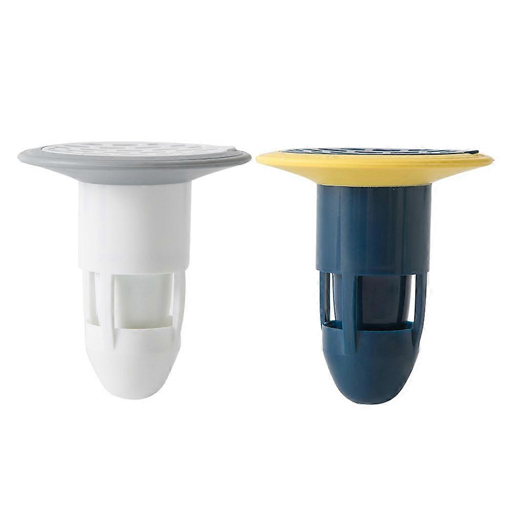 2pcs Wear Resistant Floor Plugs for Toilets, Odor Removing Drain Plugs with Shaped Water Seal, Durable Bathroom Accessories for Home Use