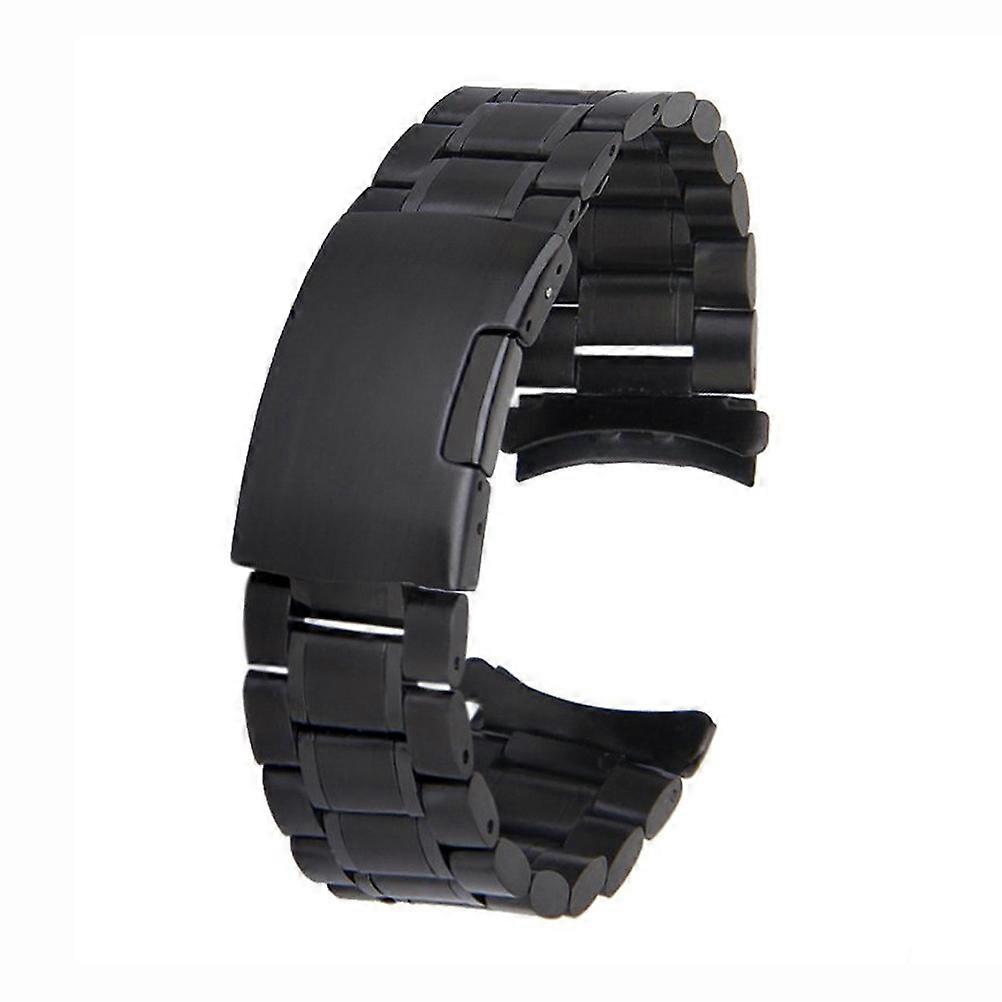 Watch Bands Stainless Steel Curved End for Everyday Use 3.5mm Thickness with Push Button 1Set