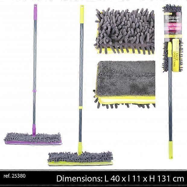 Tool Microfibre Mop Double Sided for Cleaning - Metal Microfiber Plastic