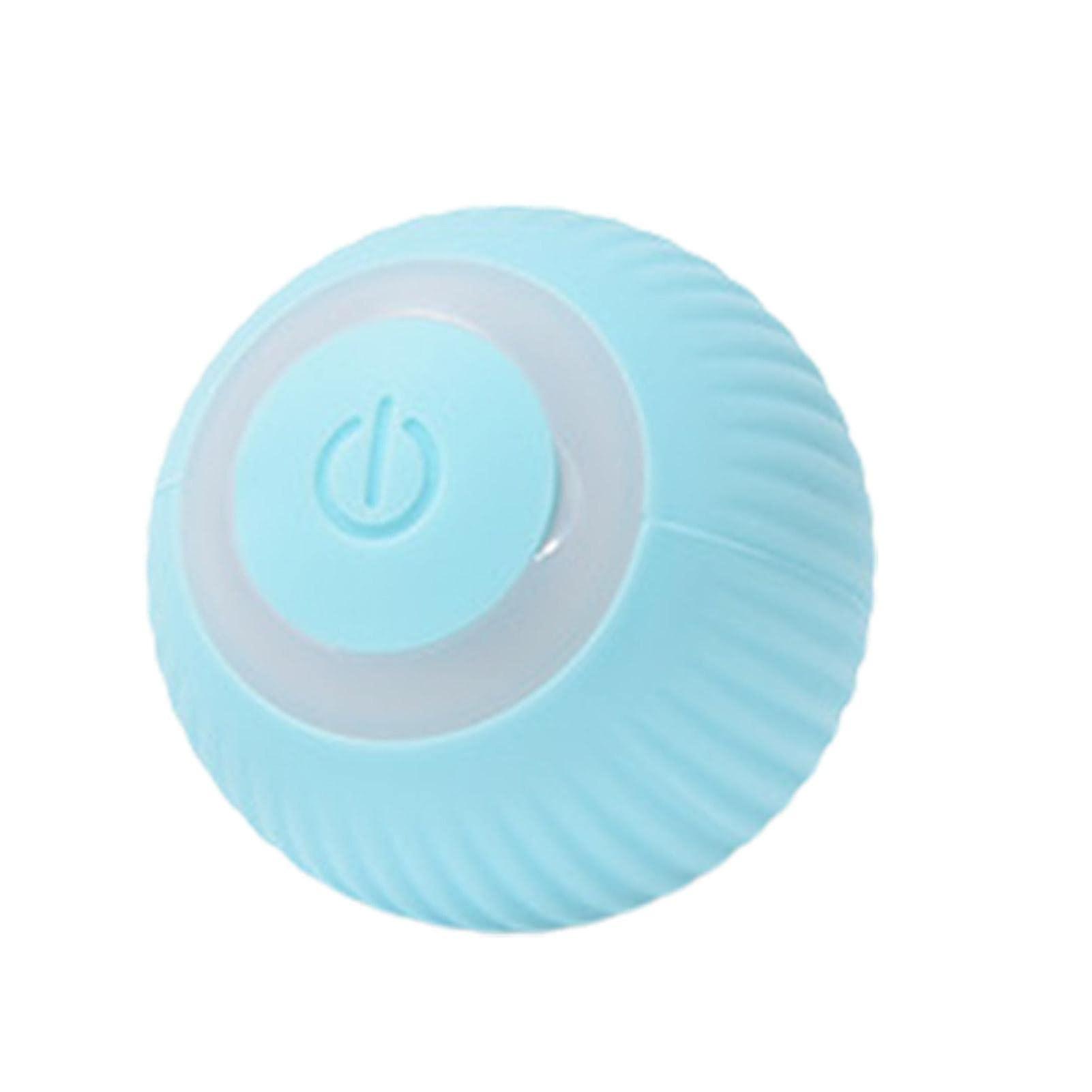 Electric Cat Toy Ball, Interactive SelfRolling Cat Ball, 360Degree Rotating USB Rechargeable Hunting Play Toy for Cats and Kittens, Blue