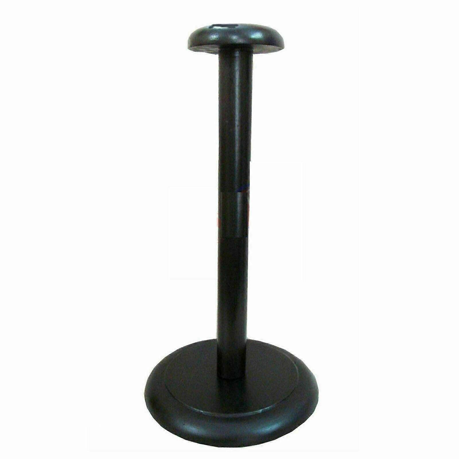 Wooden Helmet Black Stand Display Post for Medieval Helmets - Fordable Stand NEW