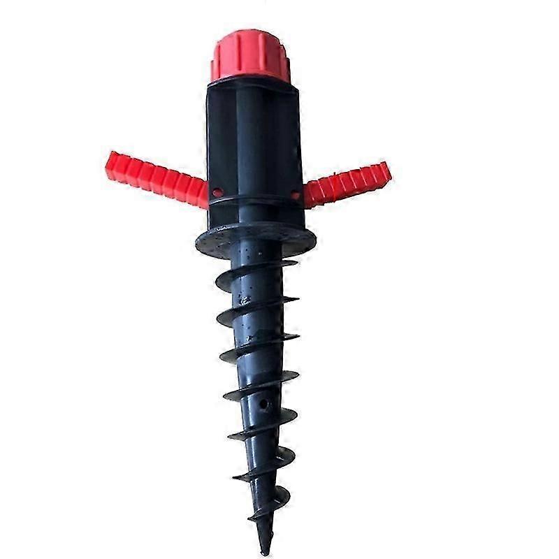 Supporto per ombrellone da spiaggia, ancoraggio per sabbia, campeggio all'aperto, supporto a spirale per erba, resistente, per patio e prato