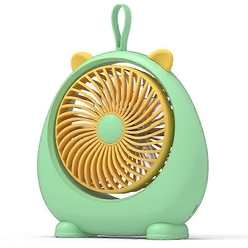 Animal Ear Desk Fan Charging Version Green