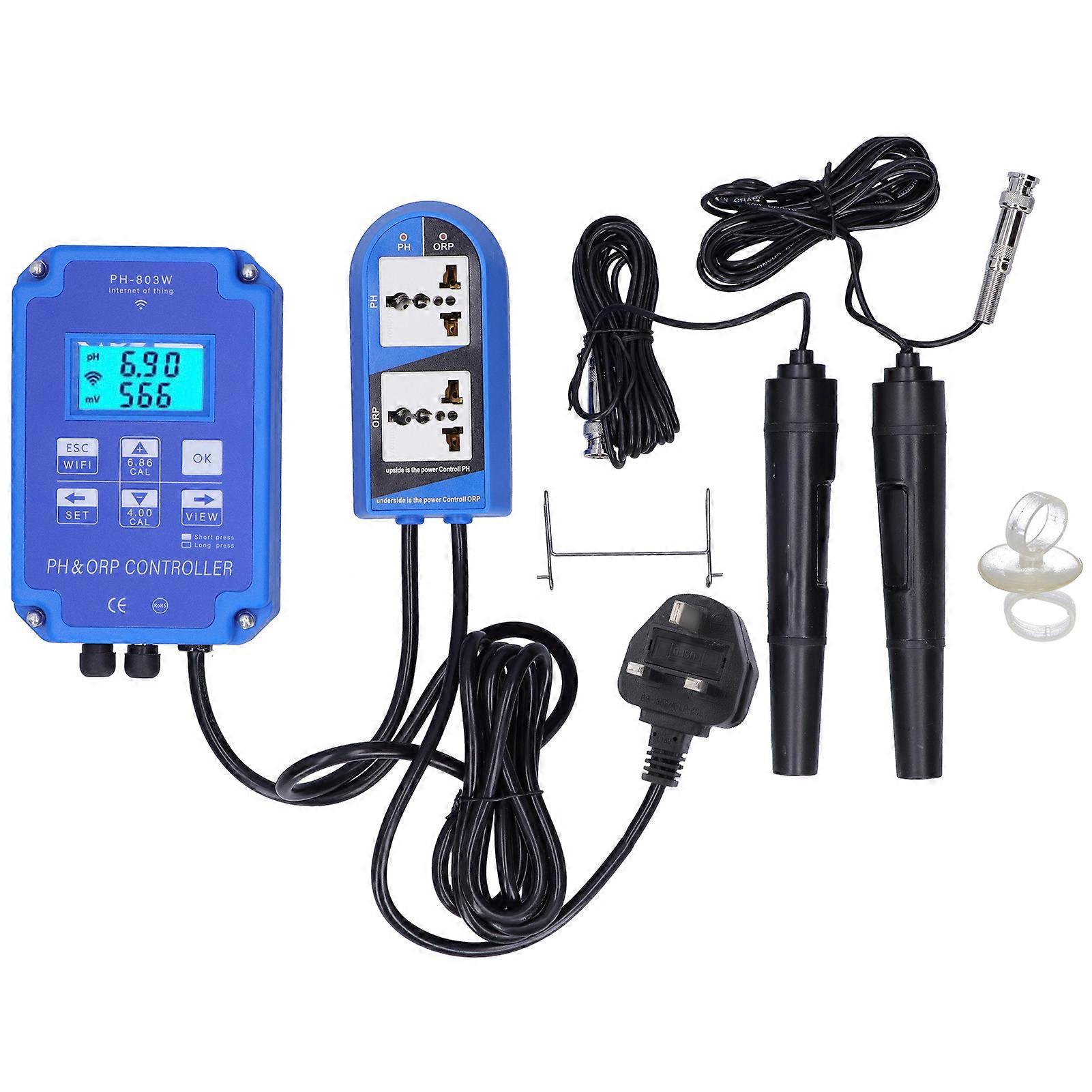PH‑803W PH ORP Controller Acidity Alkalinity Controller Water Quality Monitoring Tool