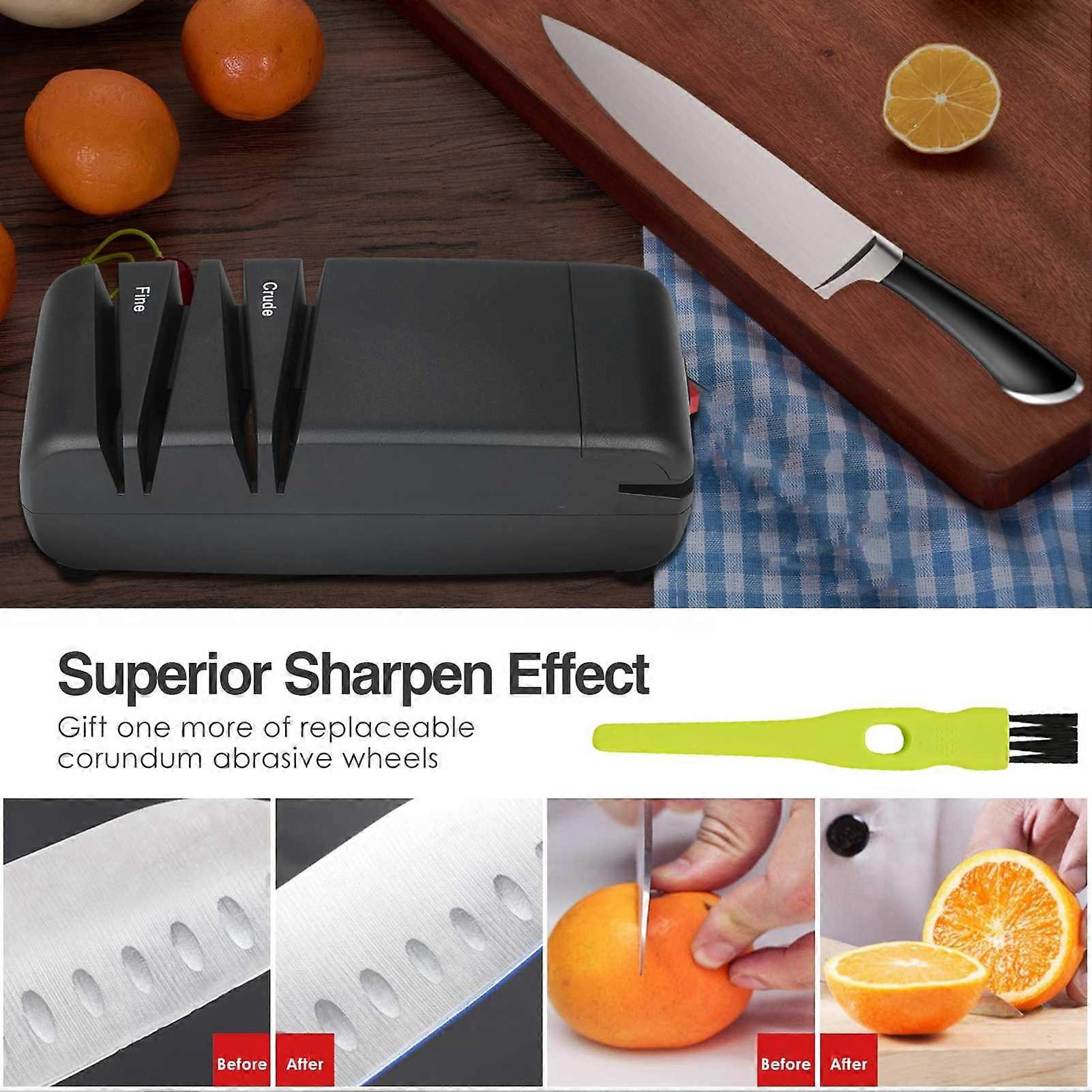 Electric Knife Sharpener Scissors Automatic Knife Sharpening Machine for Home Kitchen