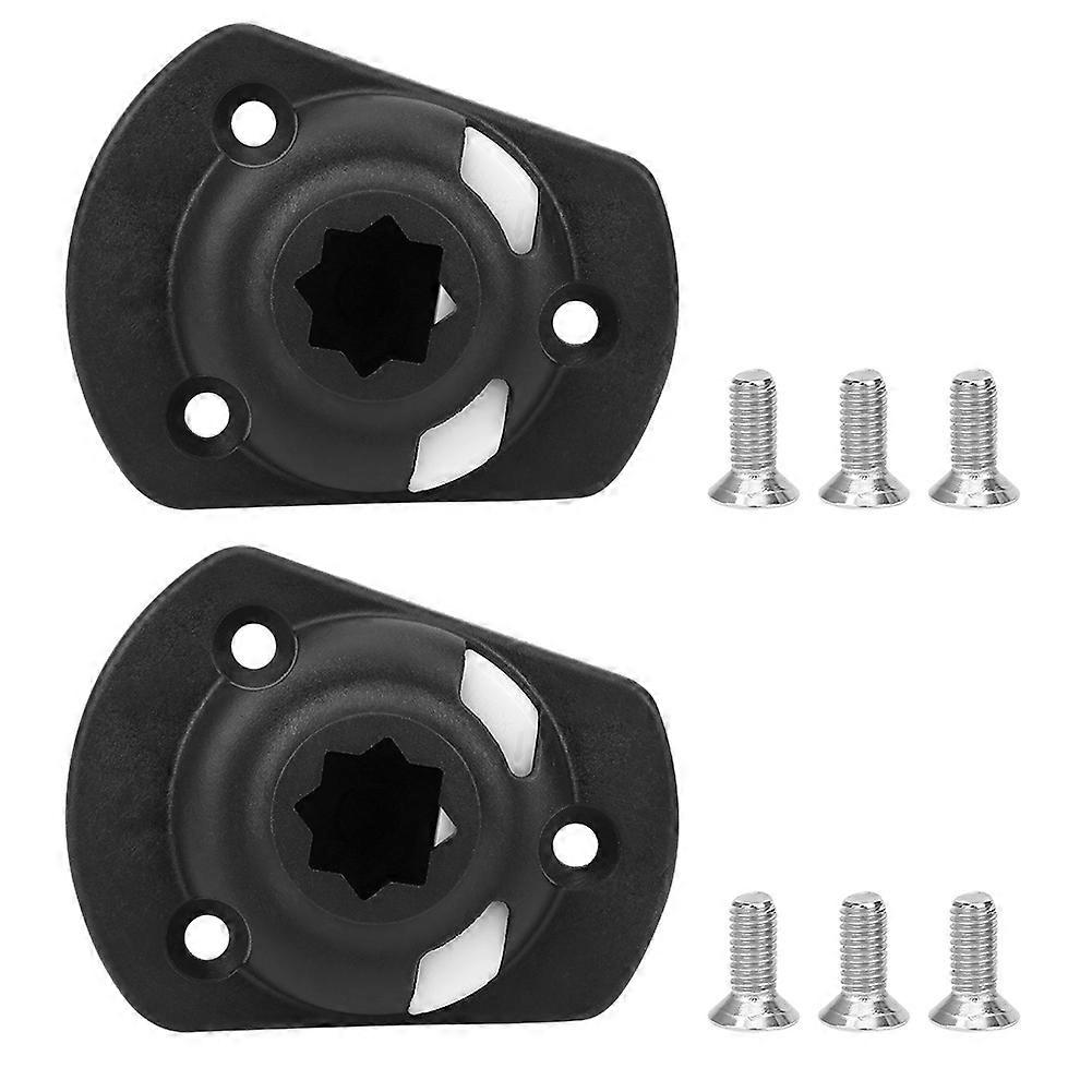 Boat Deck Side Mount Base Universal DIY Easy Mounting Canoe Kayak Accessory with Screw