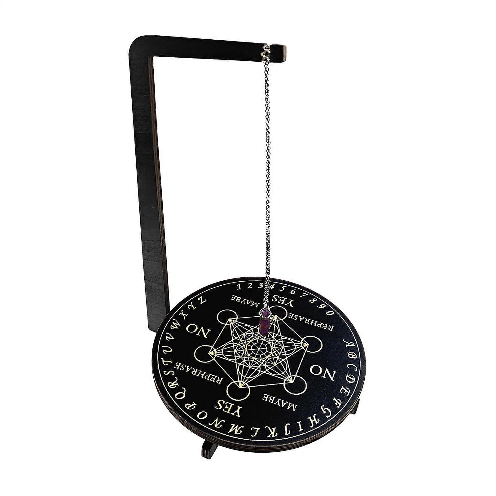 Pendulum Stand - Pendulum Divination Board Set for Spiritual Cleansing, Meditation, and Tarot Reading Altar 2