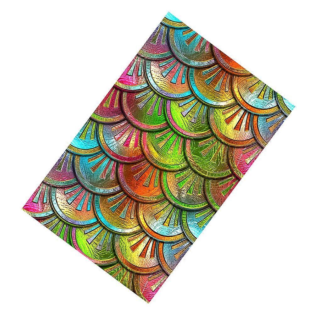 Decorative Window Vinyl Decal Business Use Multi Colored 90x58cm Static Cling 1Pc