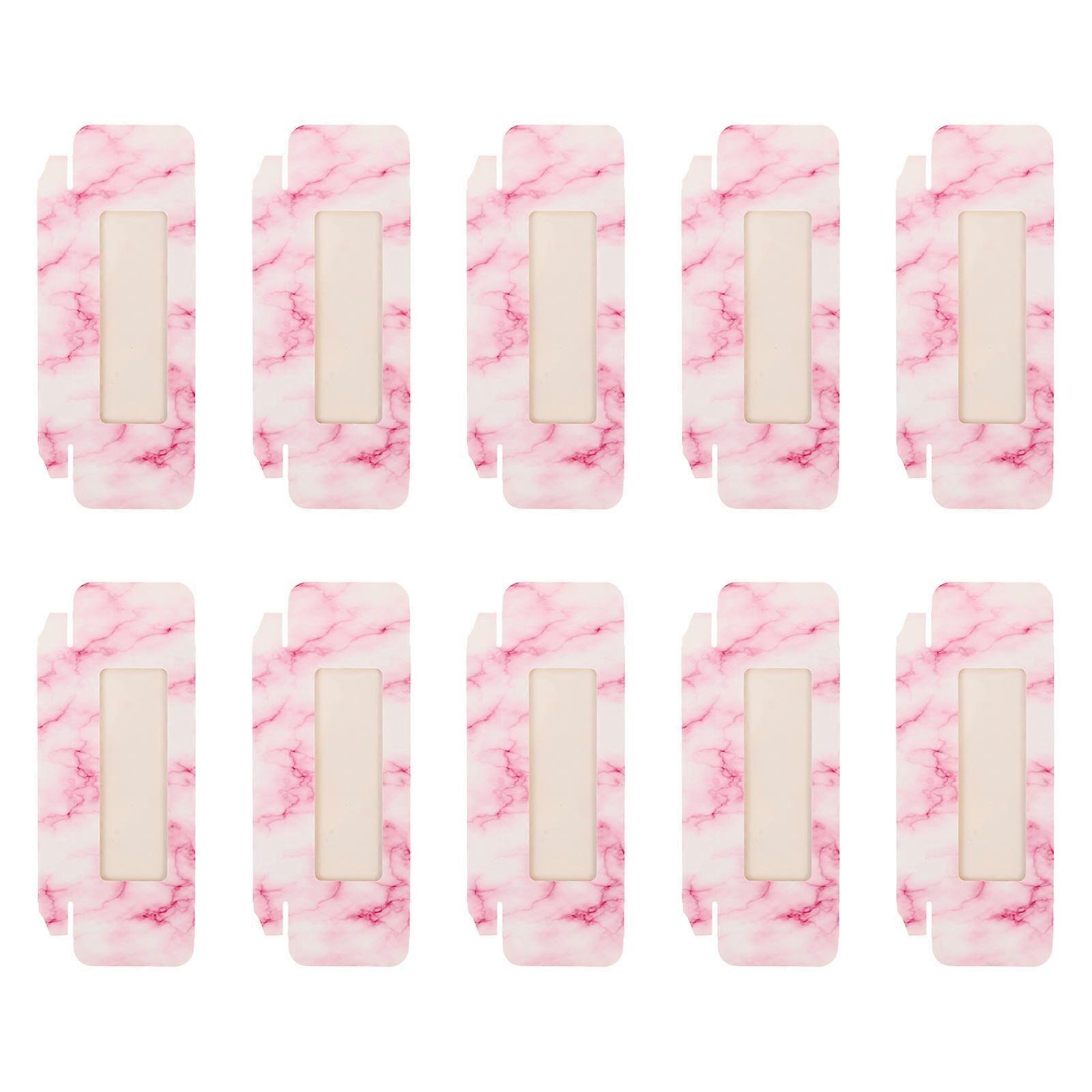 Pink Paper Eyelash Storage Box with Window for False Eyelashes Organization and Protection 80 pieces