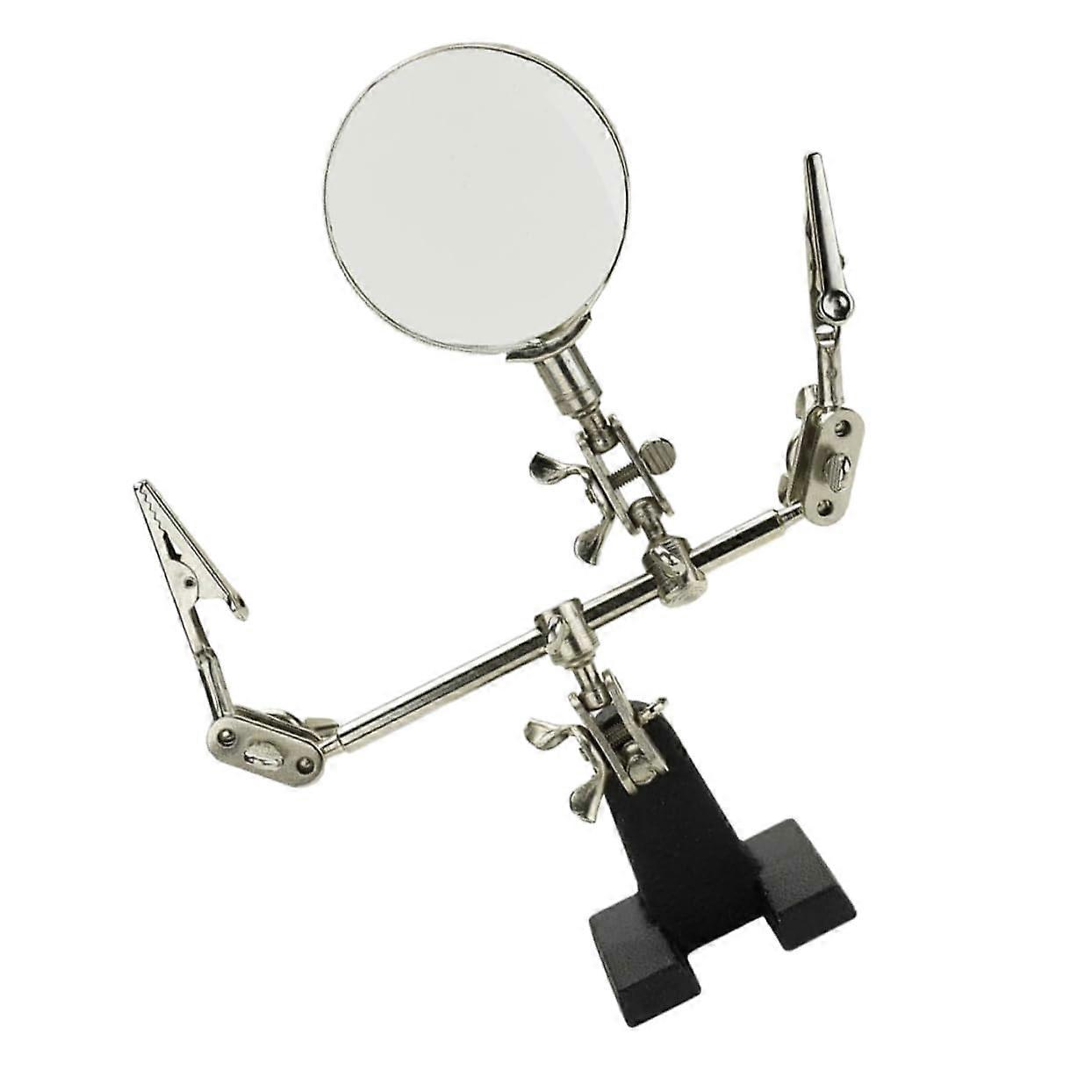 Desktop Magnifier with Adjustable Jewelry Loupe for Precise Detail Viewing of Jewelry and Antiques for Hobbies and Crafts