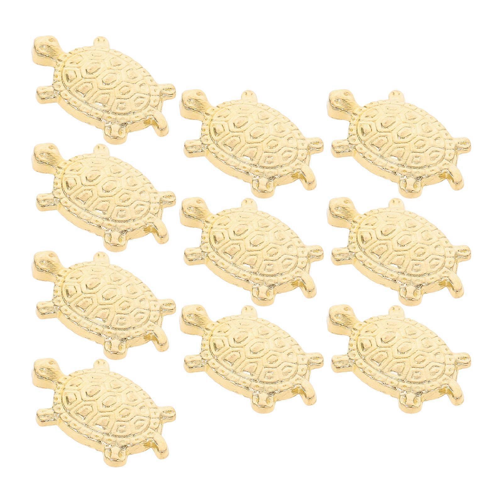 Tortoise Adornment Miniature Turtle Models Craftsmanship Shelf Decor Traditional Design 1.70X0.90X0.10CM