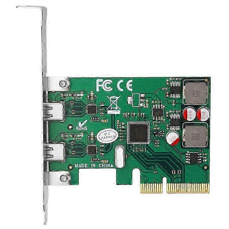 PCI-E to USB 3.1 2-Port Expansion Card Compatible with Express Type-C - Internal Add-In Card for Enhanced Connectivity