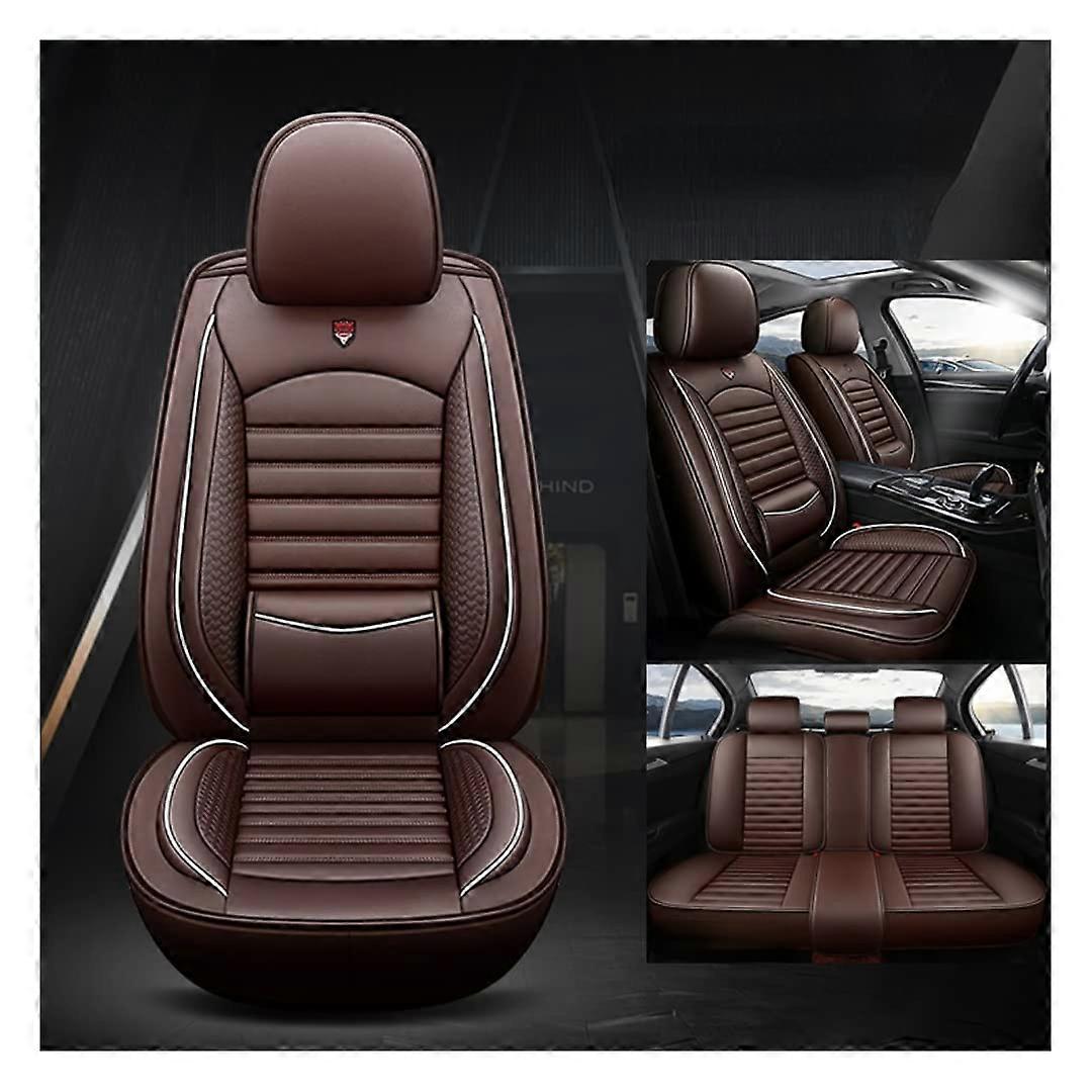 Replacement for Car Seat Covers Universal Full Set MBZ M-Class ML 350 320 400 500 300 550 63 AMG ML 450 Brown Standard