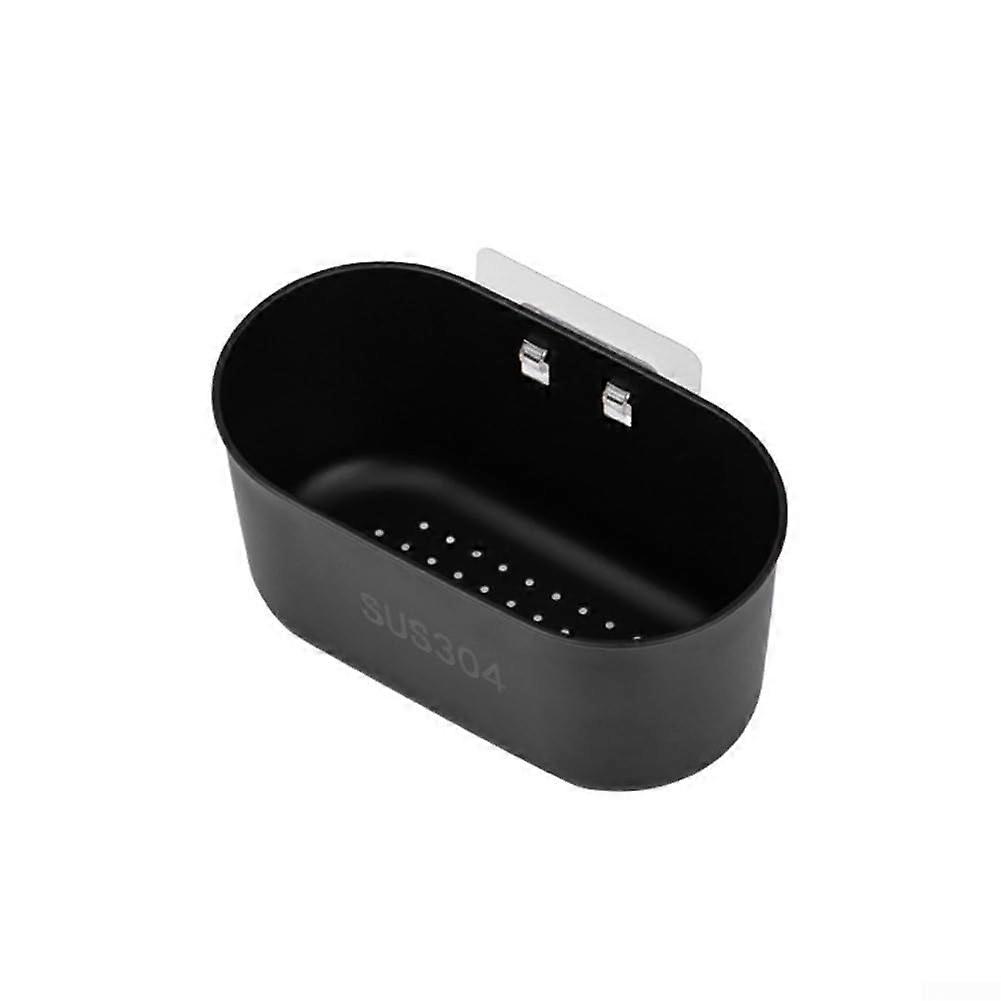 Efficient Kitchen Sink Drain Holder for Filtering Food Residues and Debris (Black Sticker)