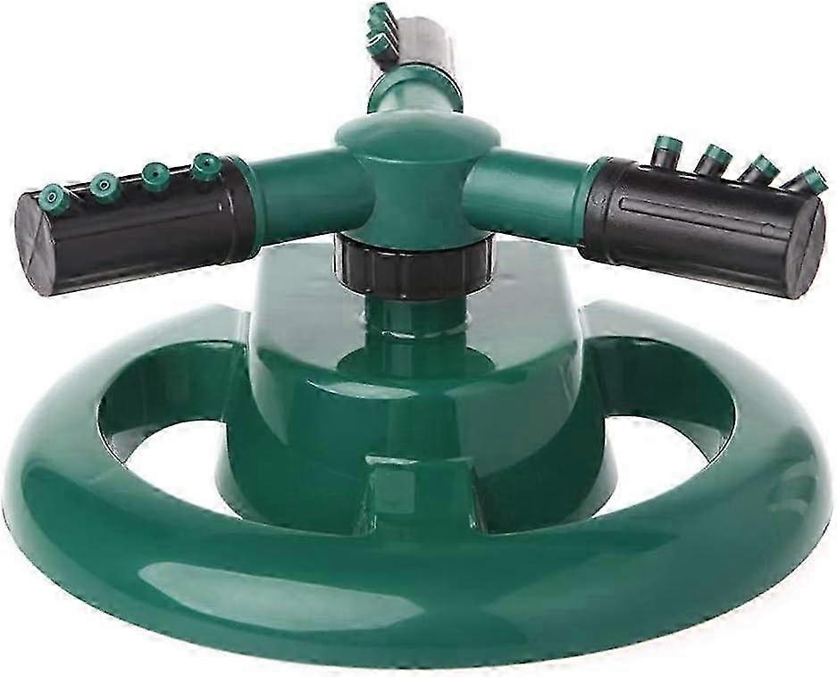 360° Rotating Garden Sprinkler System with 3 Nozzles - Automatic Lawn Sprinkler for Efficient Watering and Garden Care