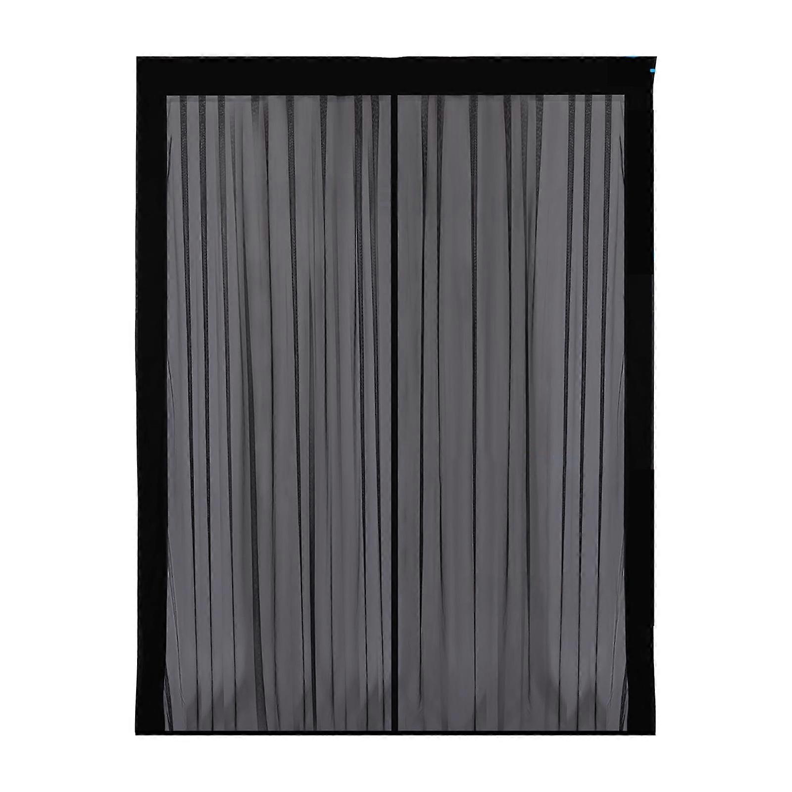 Campers Magnetic Insect Screen Door Curtain Sun Protection No Tool Needed Suitable for Most Vehicles Multicolor