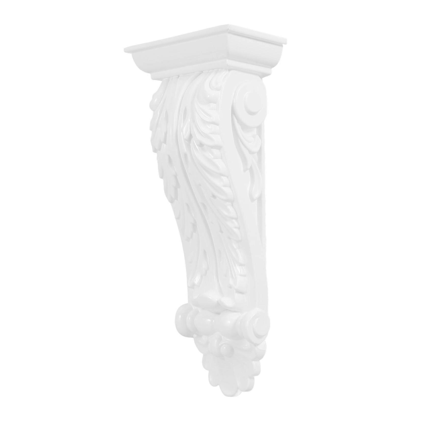 ABS White Applique Moulding for Corner Decorative Onlays Bedroom Console