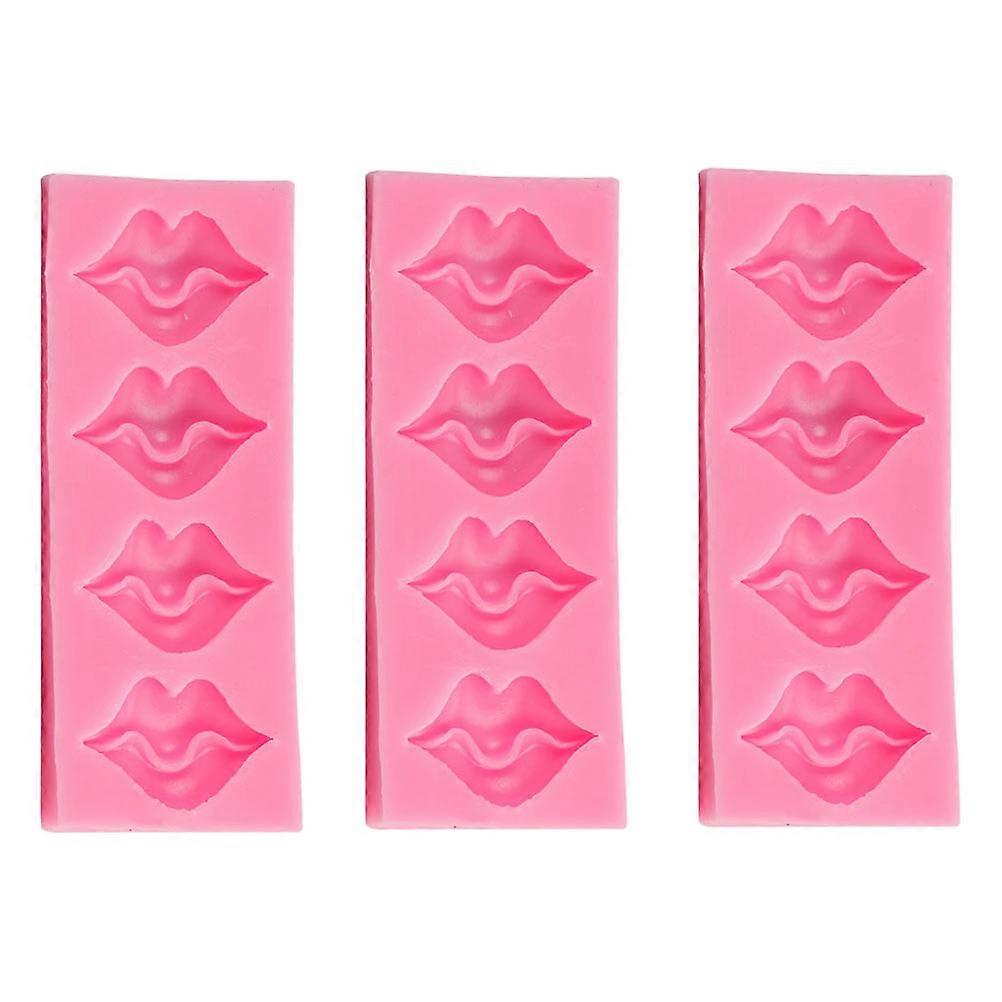 Clear Grain Three-Dimensional Biscuit Cake Dessert Mold Silicone 3Pack